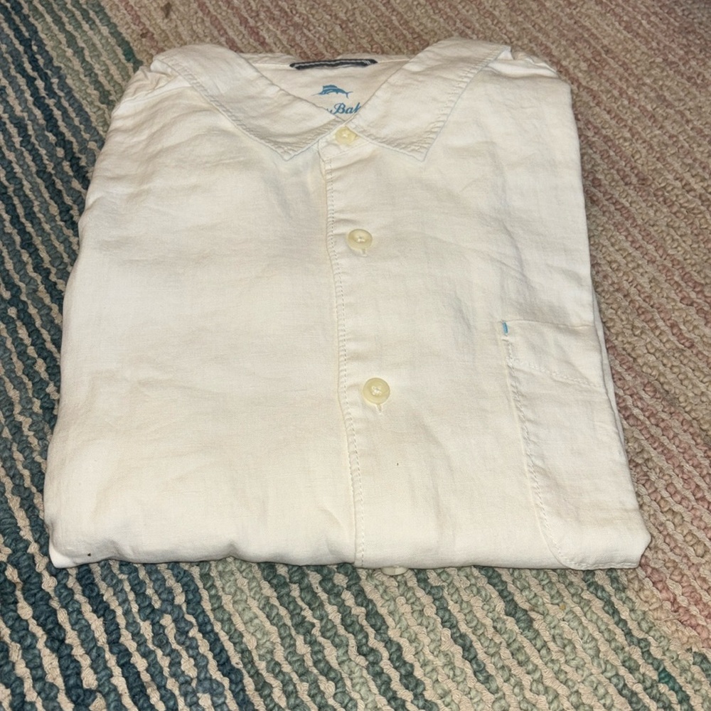 Tommy Bahama White Button Down Shirt